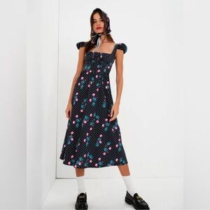 For Love & Lemons Florentina Midi Dress